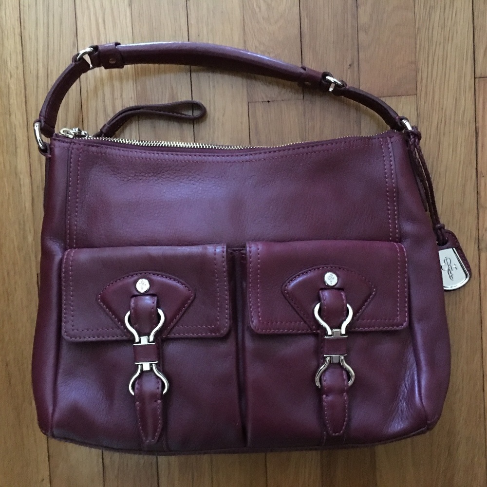 Burgundy Cole Haan Handbag